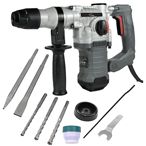 Перфоратор Rexxer Professional Hammer Drill Set 1050 Вт 800 об/мин Диаметр сверления 26 мм 3.5 Дж с кейсом, SDS-сверла и аксессуары, фото №2