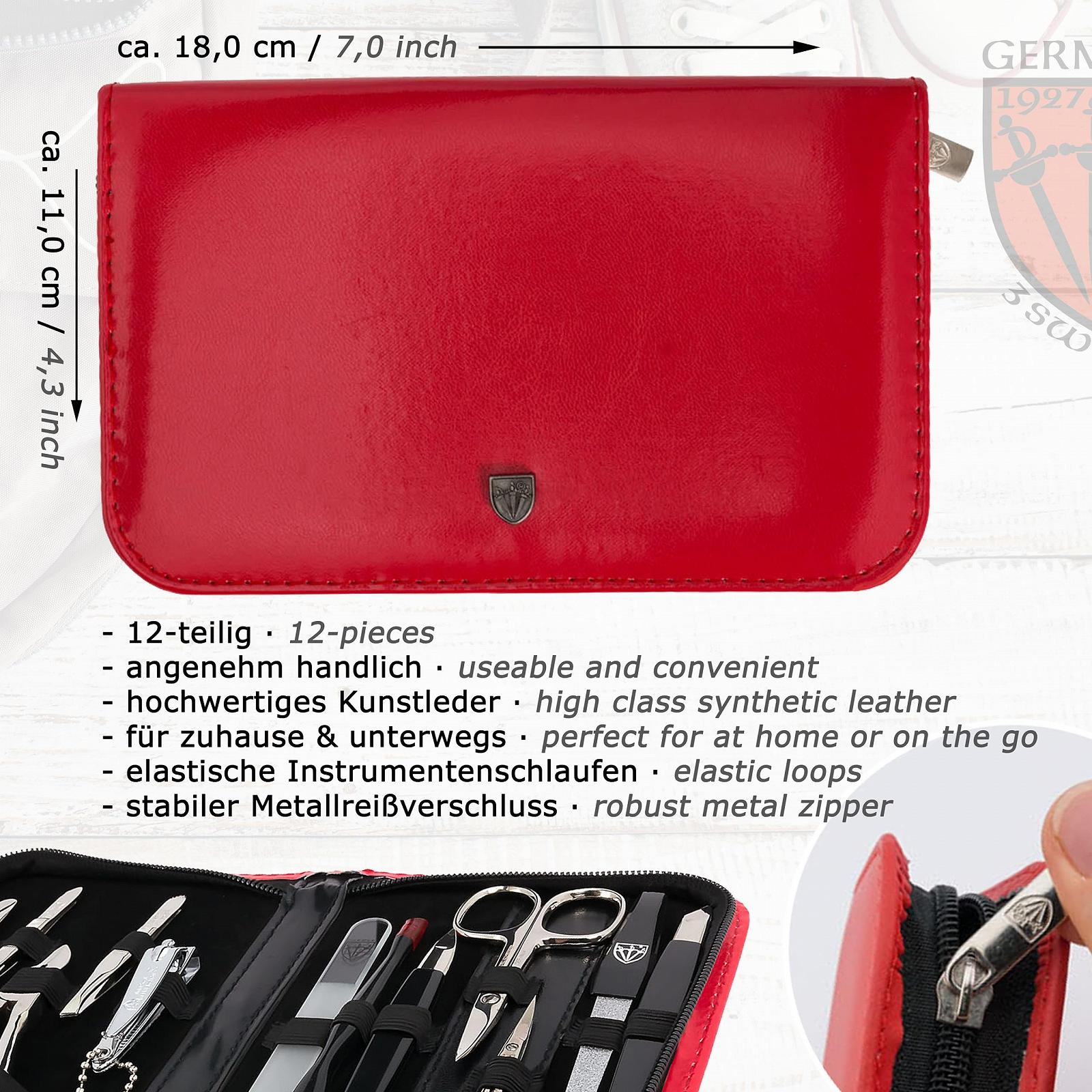 Набір для манікюру Drei Schwerter Palermo 5205 Червоний, фото №4 Набір для манікюру Drei Schwerter Palermo 5205 Червоний, фото №4