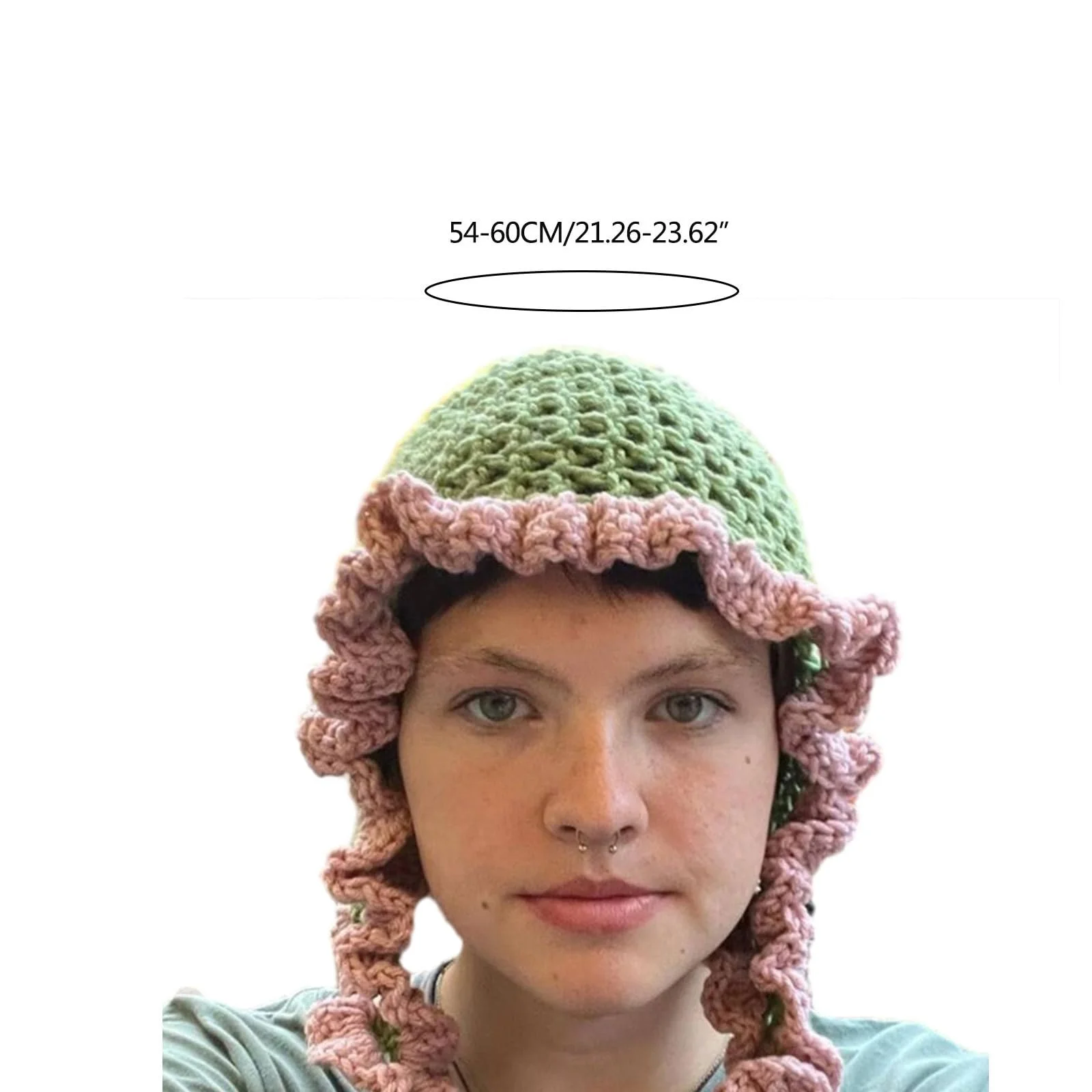 Модна в'язана шапка Ldabrye для дівчат, захисна, фото №1 Модна в'язана шапка Ldabrye для дівчат, захисна, фото №1