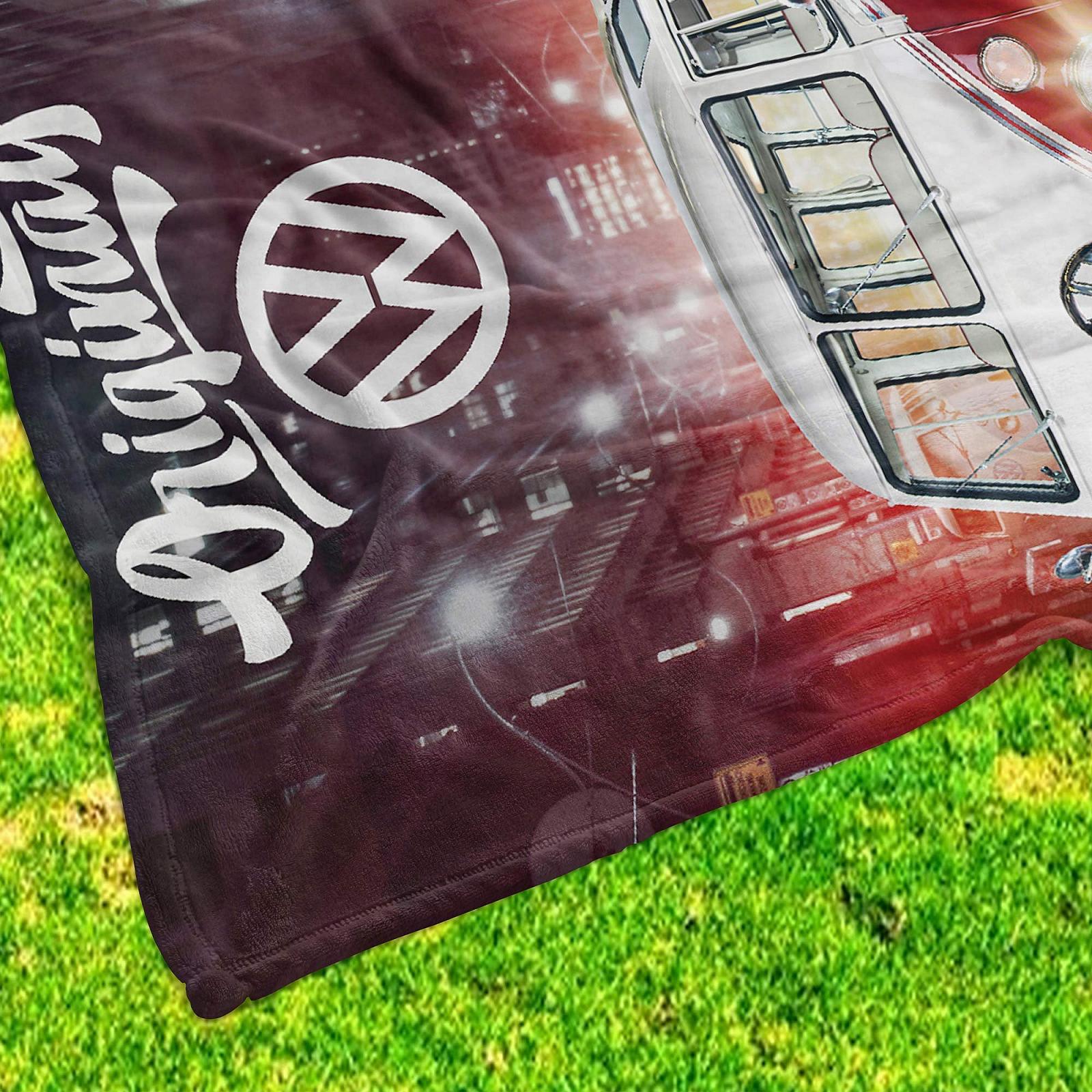 Покрывало VW Bulli T1 Красный 130 см x 170 см, фото №4