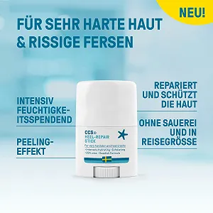 Стік для відновлення п'ят CCS для дуже сухої шкіри та потрісканих п'ят з 25% UREA, 25 мл synthetic.ua - Фото 1
