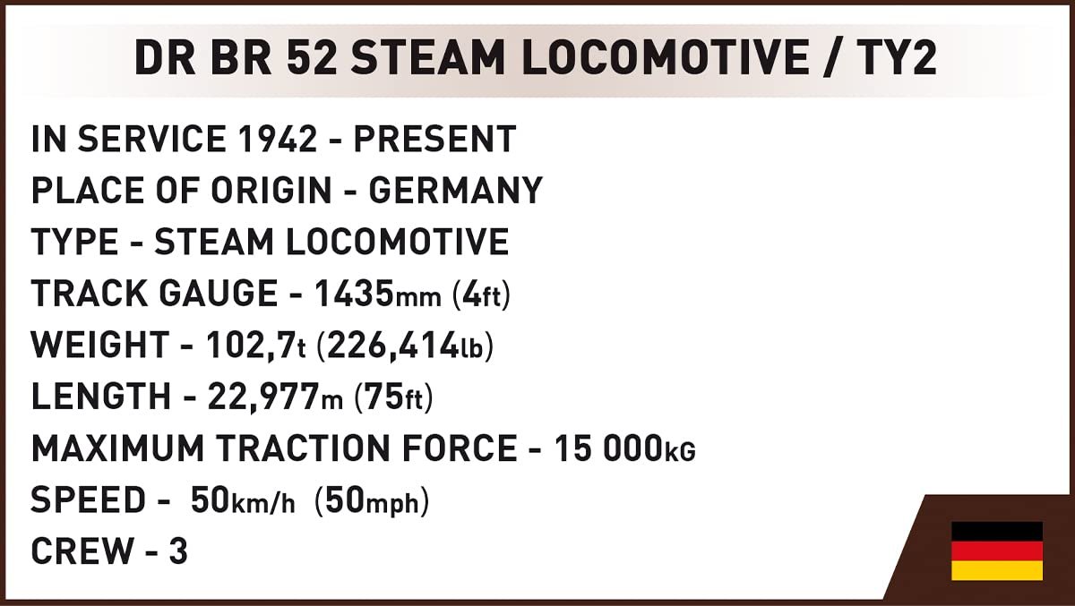 Локомотив COBI DR BR 52 Steam, фото №13