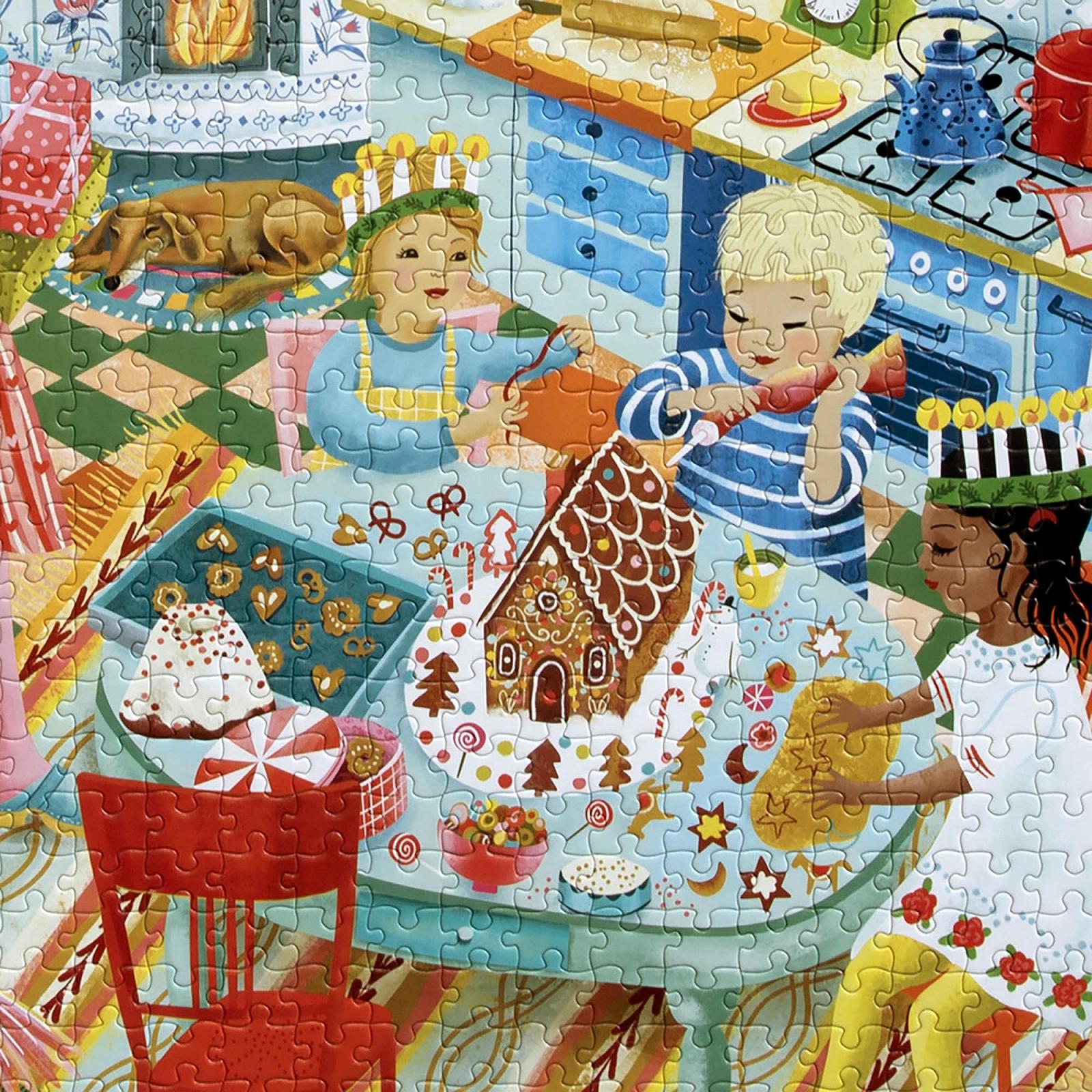 Пазл Eeboo Swedish Holiday Kitchen Шведская праздничная кухня 1000 элементов 58,5 x 58,5 см, фото №6