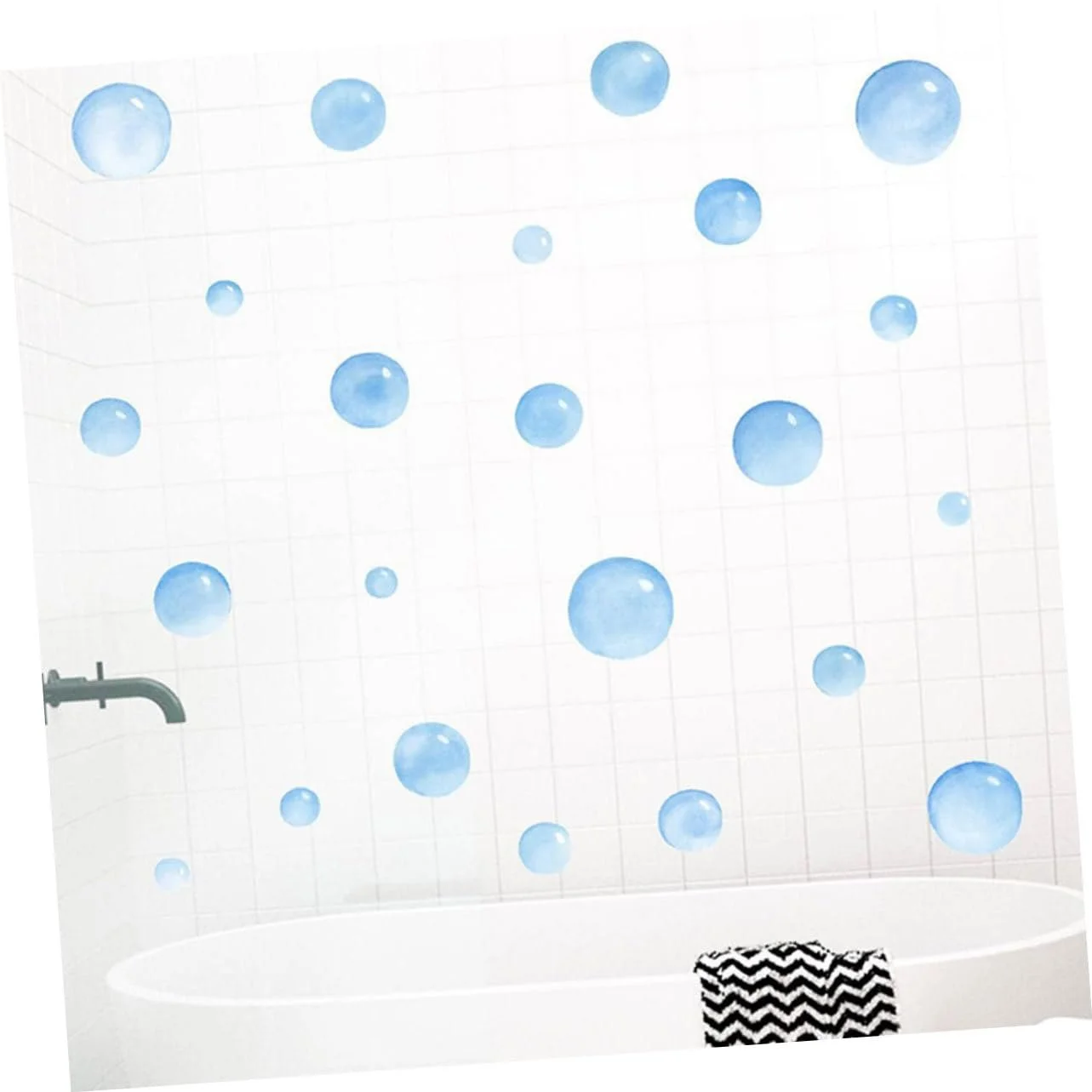 Наклейки на стену UPKOCH Пузырьки самоклеящиеся, фото №6