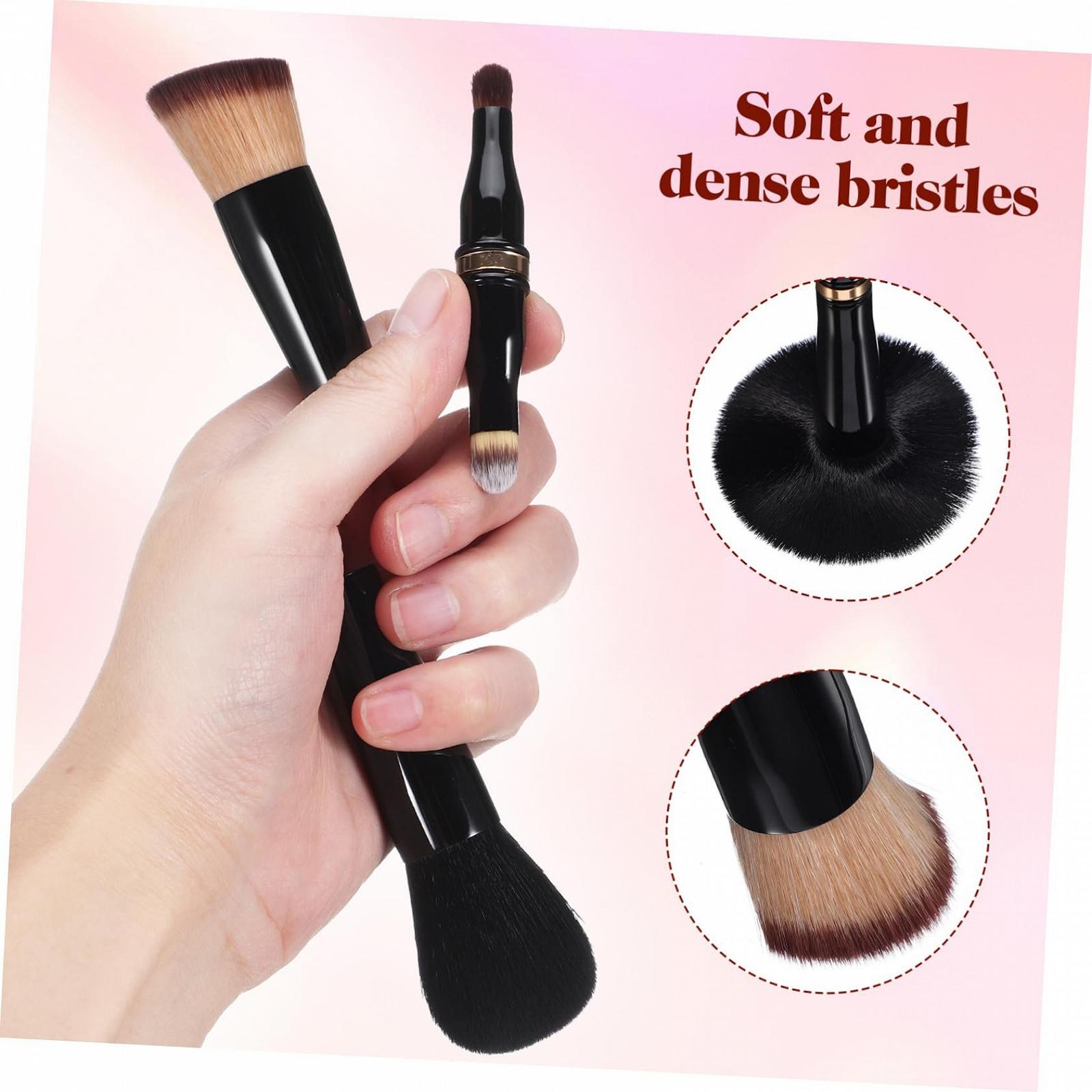 Набор кистей для макияжа Reise-Make-up-Pinsel 4 в 1, дорожный размер, Kunstfaser, фото №6