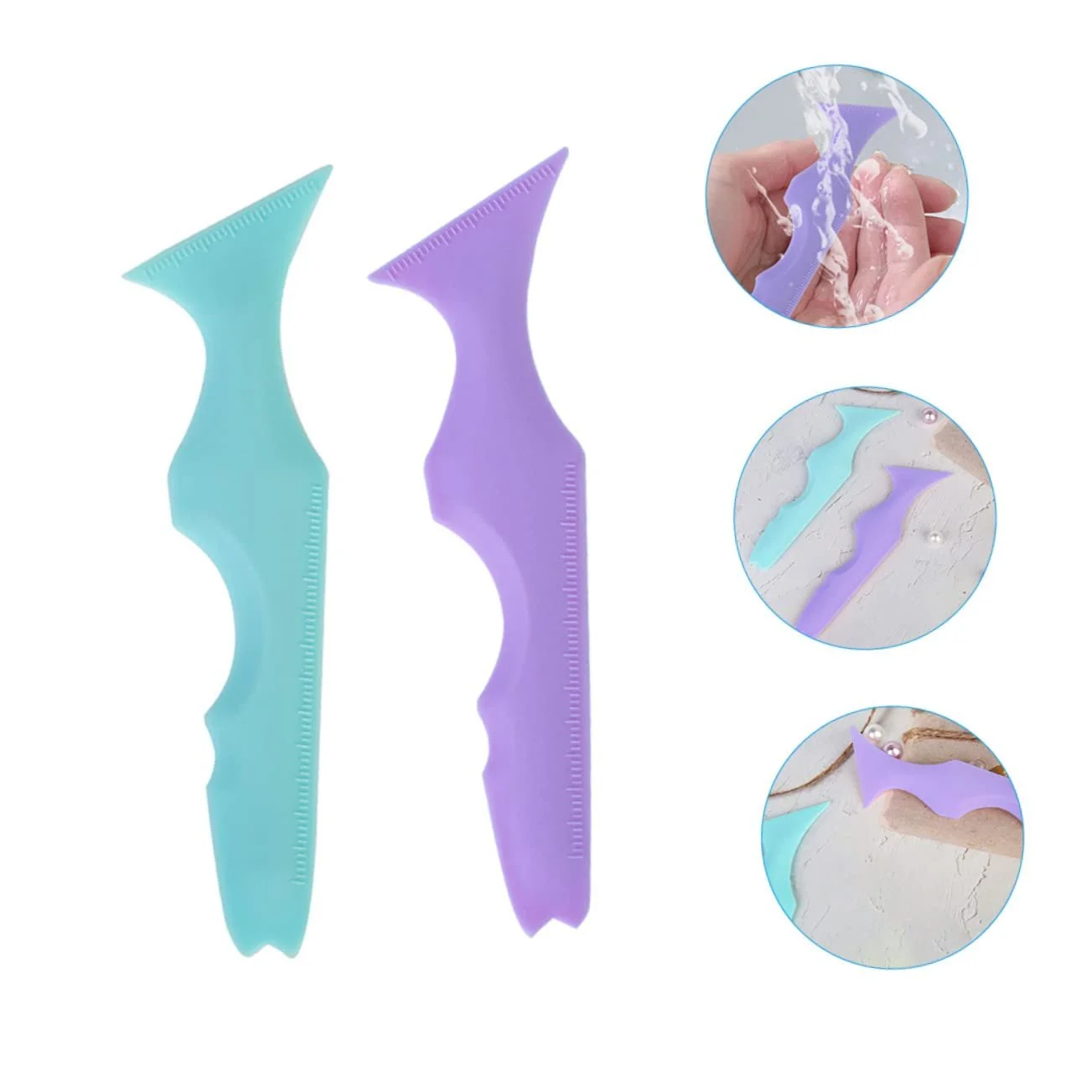 Инструмент для подводки MAGICLULU 8 шт. Силиконовая, фото №4 Инструмент для подводки MAGICLULU 8 шт. Силиконовая, фото №4