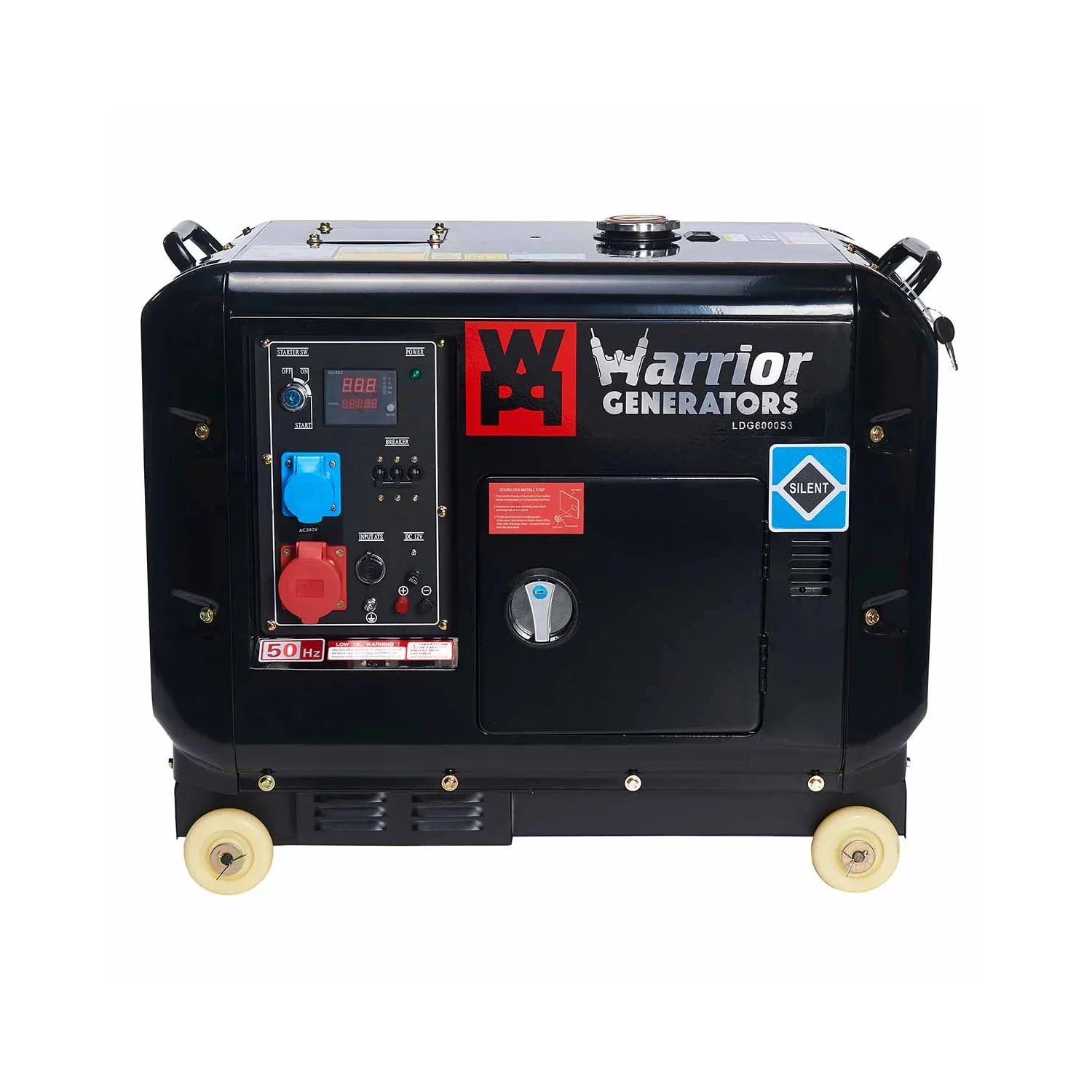 Дизельный генератор Warrior LDG6500SV3WRC-EU 5,5 кВт / 5 кВт Электрический пуск, фото №4