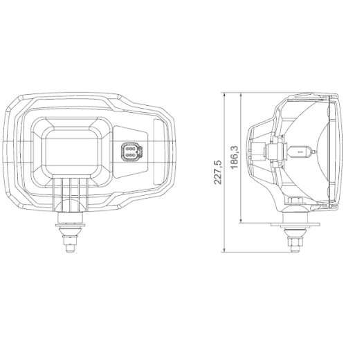 Фара головного світла HELLA 1LA 328 450-041 права, фото №3
