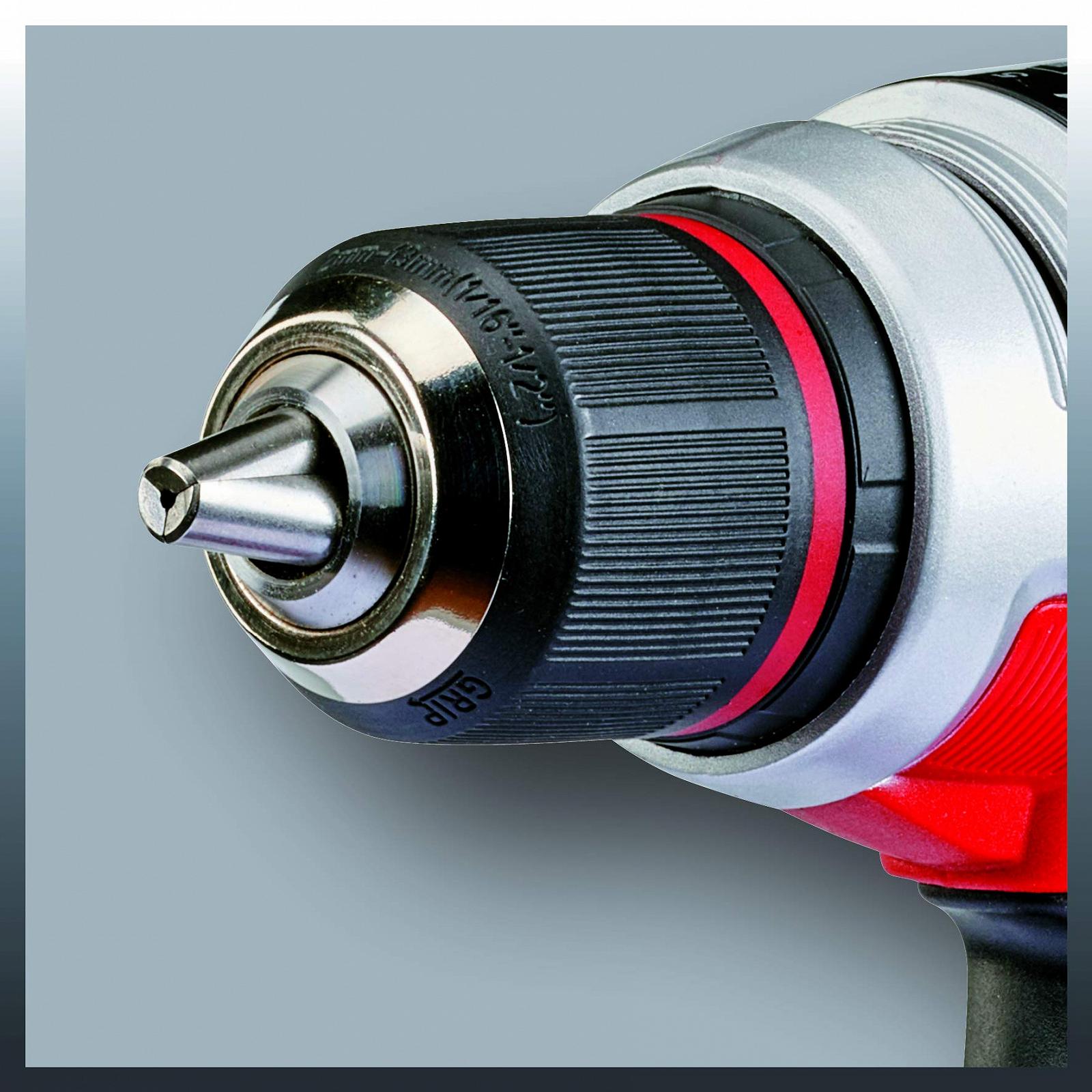 Акумуляторний шуруповерт Einhell Power X-Change TE-CD 18 Li E Solo 18 В, 2 передачі, 47 Нм, електронний обмежувач крутного моменту, LED-ліхтар, без батареї та зарядного пристрою, фото №5