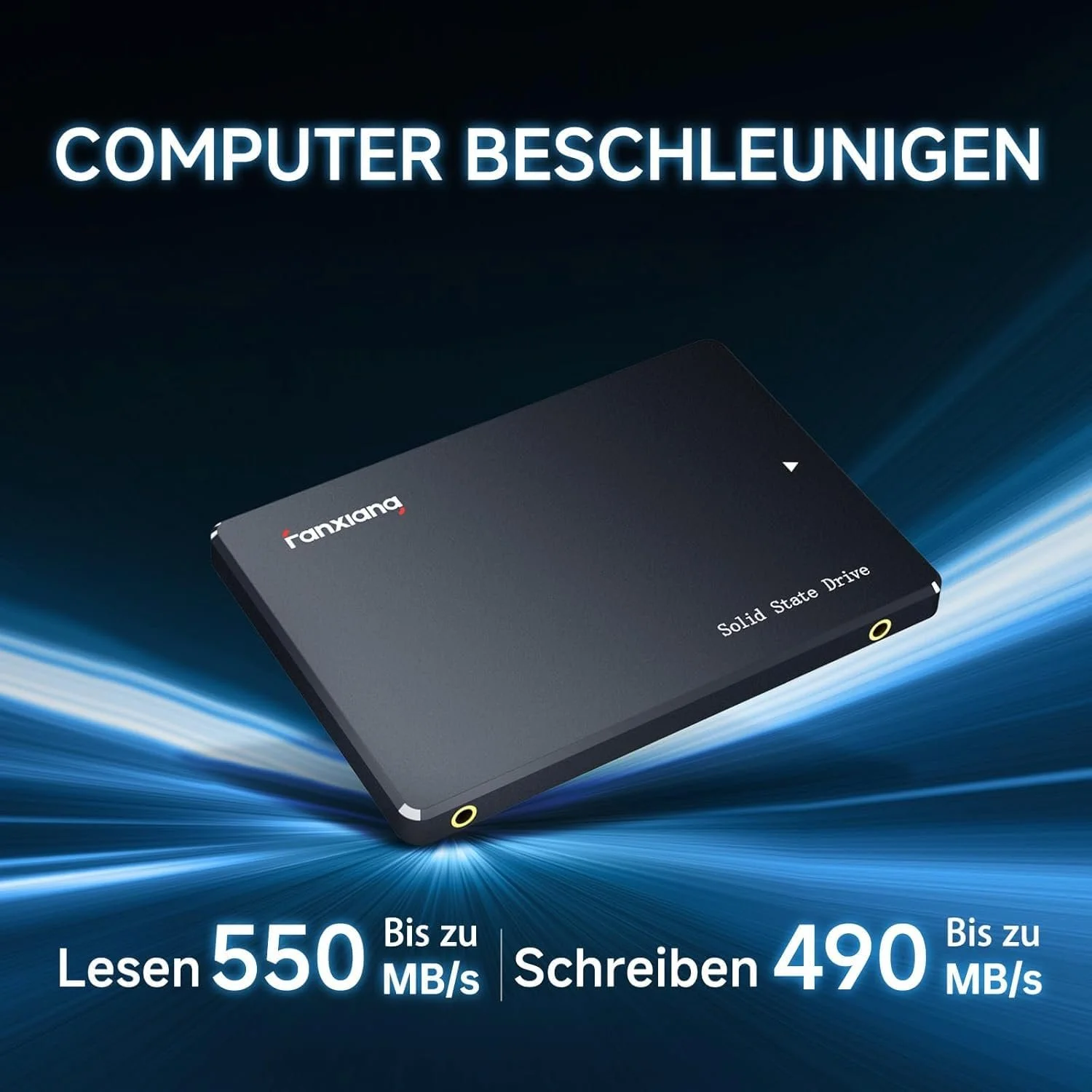 Внутренний SSD-накопитель fanxiang S101 4TB SATA III 2.5" 550МБ/с чтение 490МБ/с запись Black, фото №2 Внутренний SSD-накопитель fanxiang S101 4TB SATA III 2.5" 550МБ/с чтение 490МБ/с запись Black, фото №2