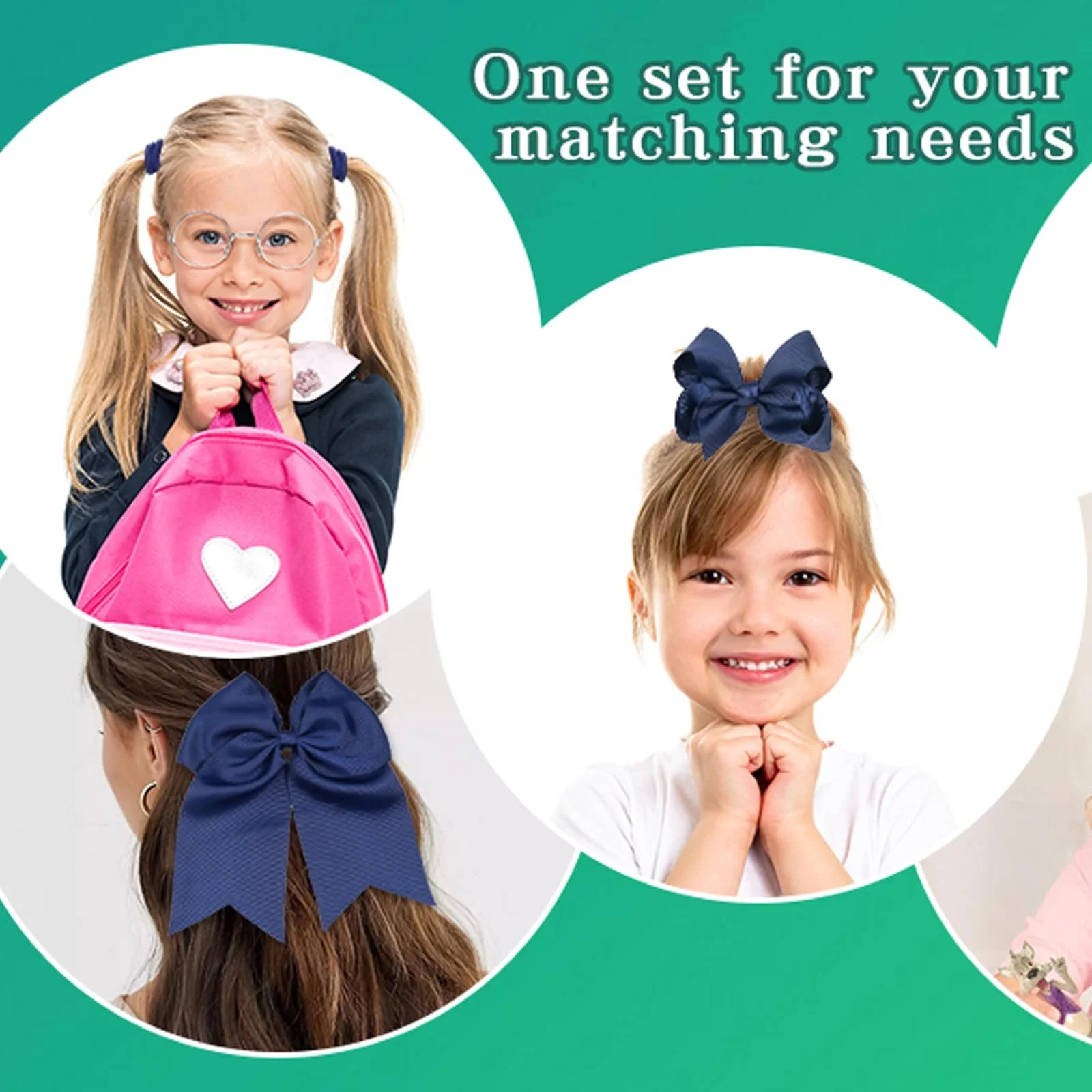 Аксесуари для волосся для дівчаток Синій, фото №6