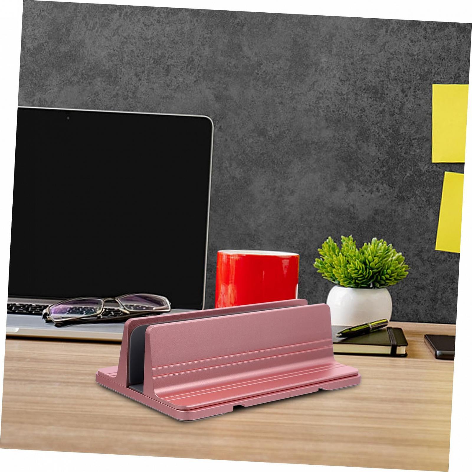 Підставка для ноутбука алюмінієва вертикальна NOLITOY тримач для ноутбука міцний компактний, фото №4