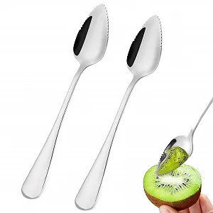 Ложка для грейпфрута с зубчиками Steel 2 шт - Фото 1