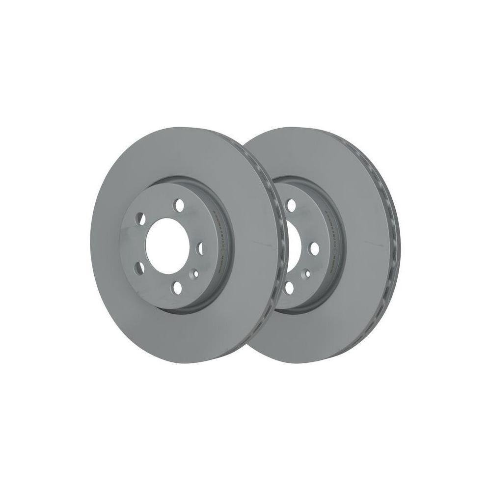 Гальмівний диск ATE 24.0124-0263.1 для SEAT VAG, передня вісь, фото №2