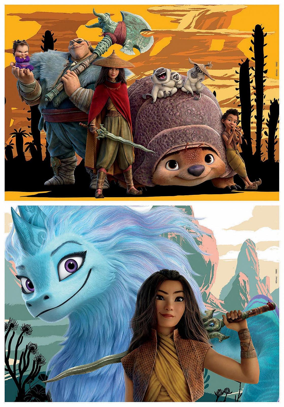 Пазл Educa Disney Raya and the Last Dragon 18882 2х48 деталей для детей от 4 лет, фото №2