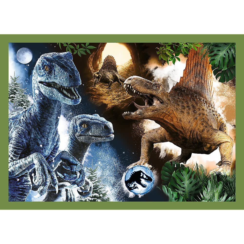Пазл Trefl Jurassic World Dominion Menacing Dinosaurs 4 в 1 (35, 48, 54, 70 элементов), фото №8