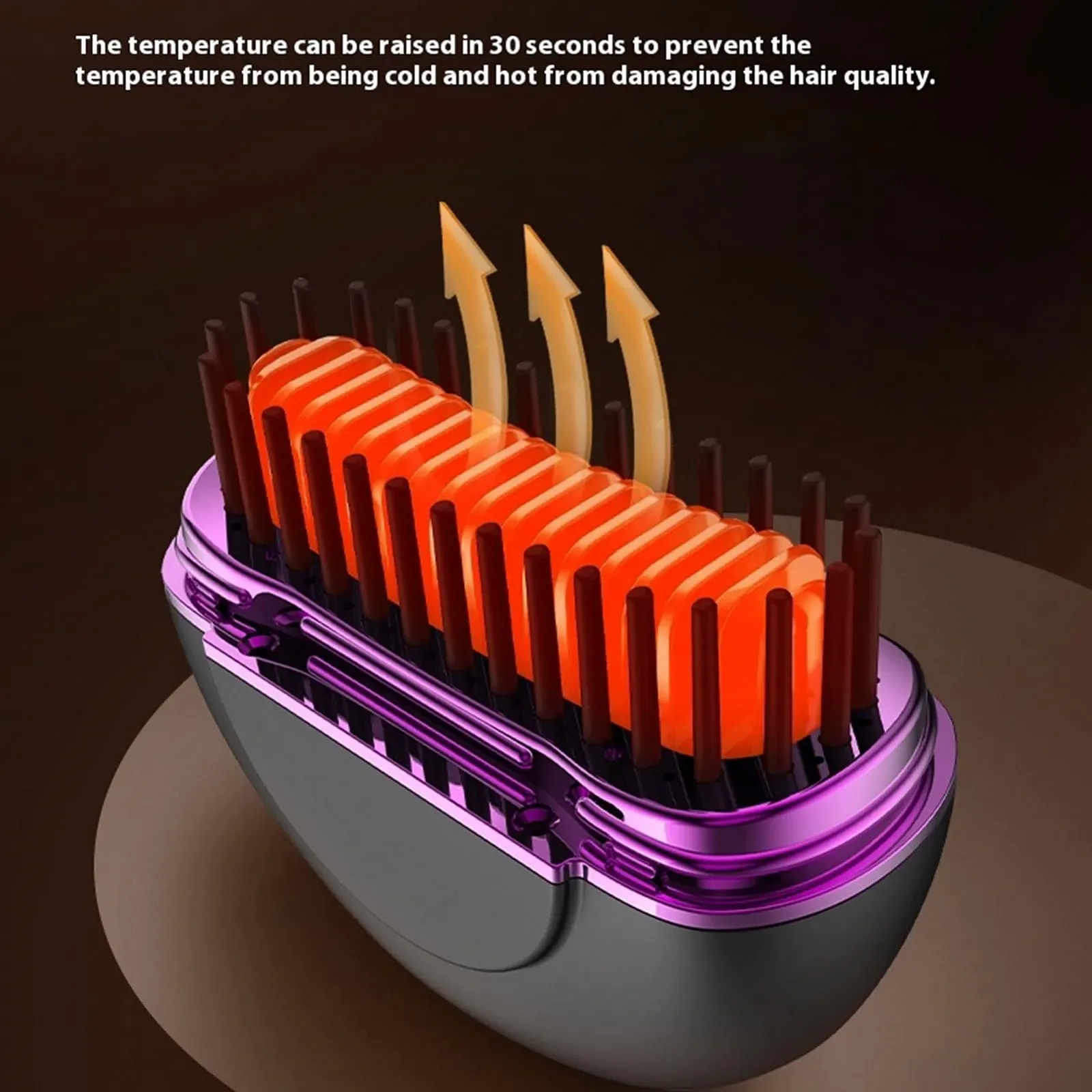 Выпрямитель для волос электрическая расческа беспроводная USB портативный Mini, фото №7 Выпрямитель для волос электрическая расческа беспроводная USB портативный Mini, фото №7