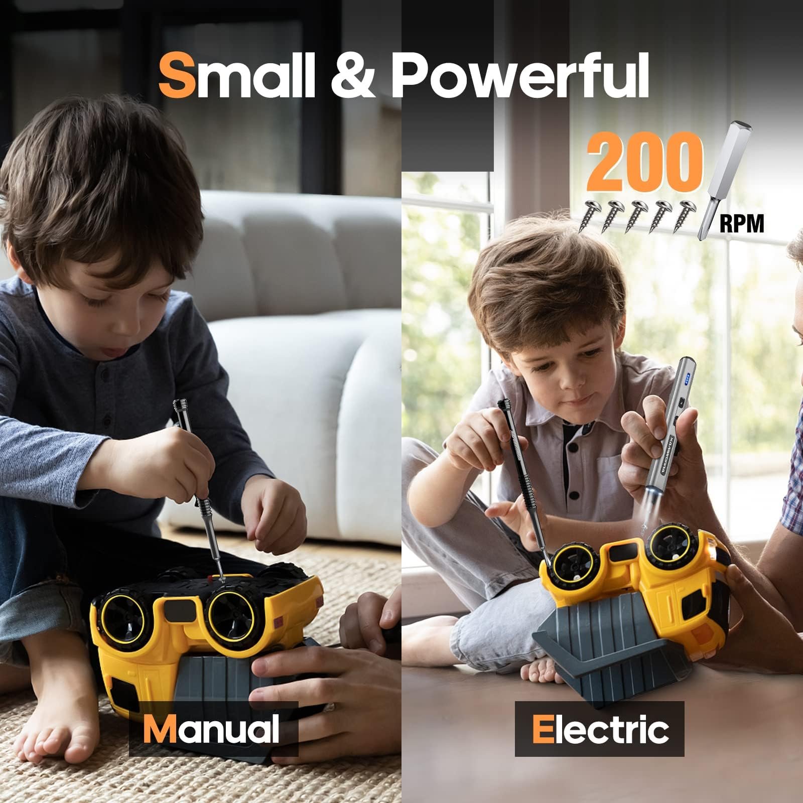 Викрутка електрична ARROWMAX SES MINI PLUS 102 в 1 Precision з 96 магнітними насадками, сірий, фото №4