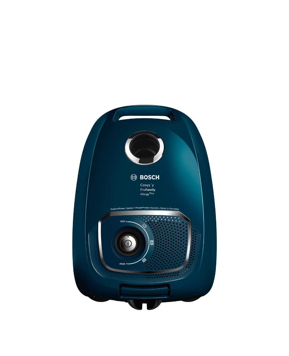 Пилосос Bosch bgls4fam 700W з мішком та фільтром для алергіків, пластик, синій, фото №3