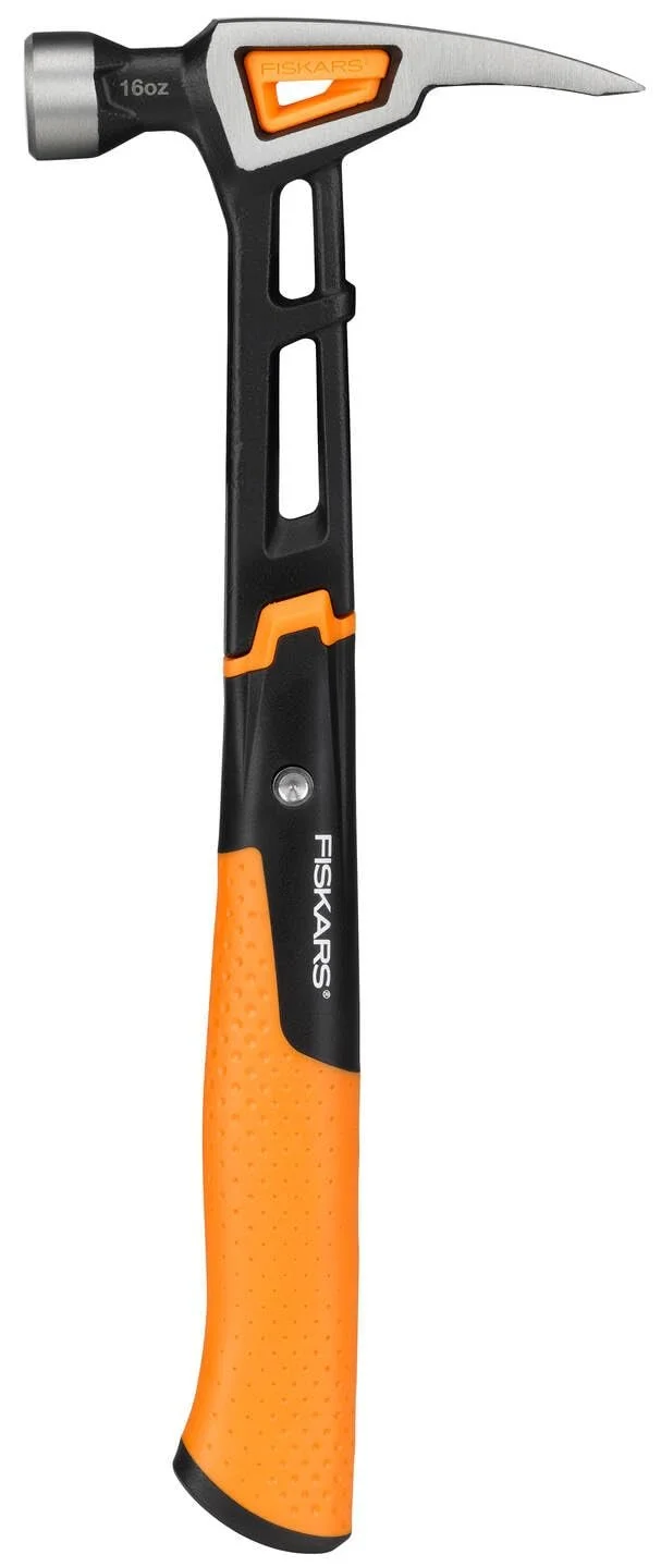 Молоток-гвоздодер Fiskars IsoCore 1020213 M 34 см 0.82 кг черный/оранжевый, фото №1 Молоток-гвоздодер Fiskars IsoCore 1020213 M 34 см 0.82 кг черный/оранжевый, фото №1