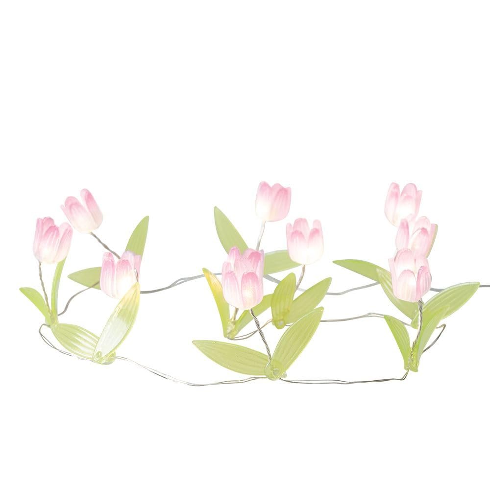 Гирлянда Светодиодная Ideen mit Herz Flowers 75 см, розовая, фото №2