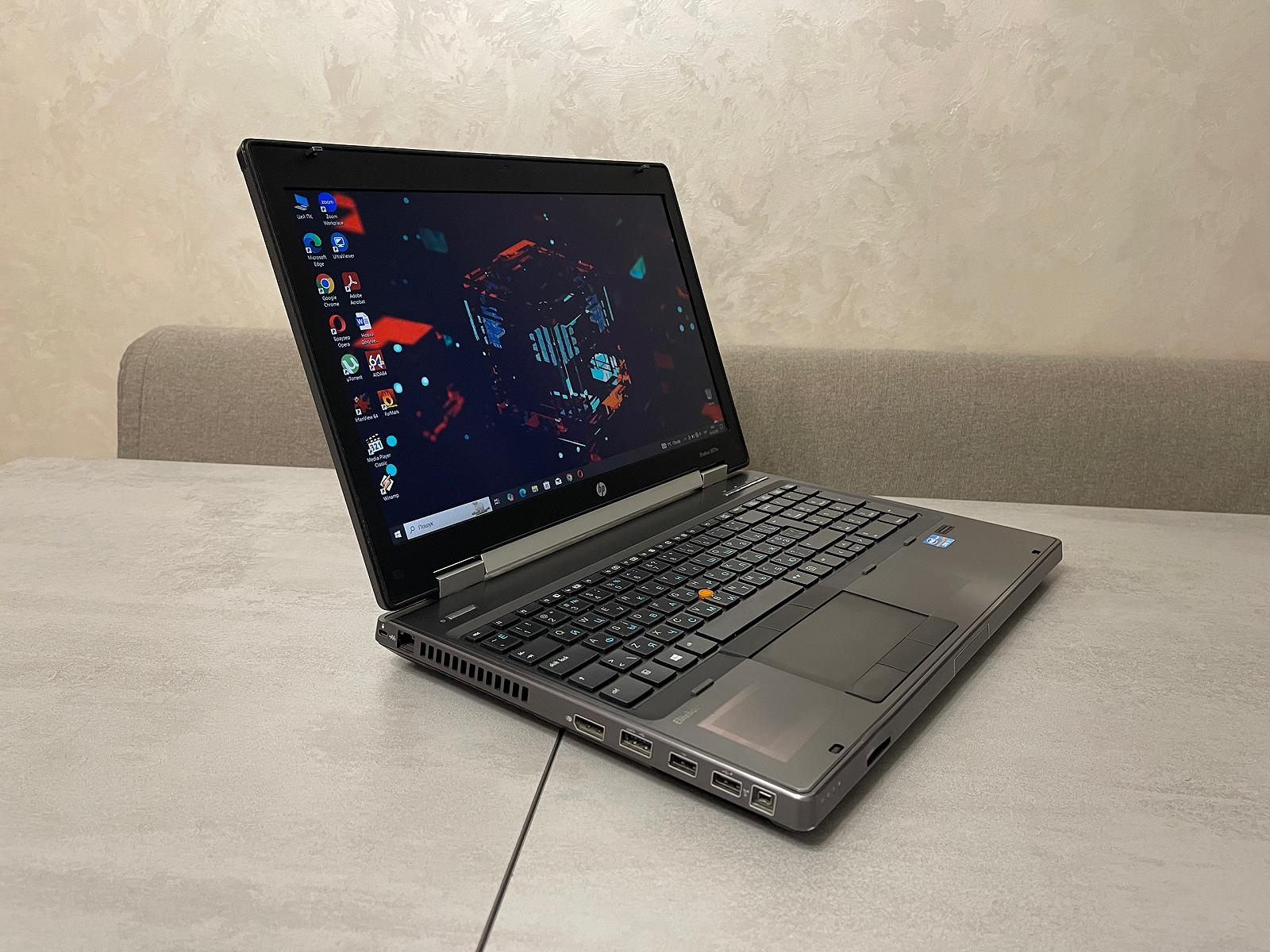 Ноутбук HP EliteBook 8570w, 15,6" FHD, i7-3720QM, 12GB, 64GB SSD+500GB HDD, Nvidia 2GB, фото №4