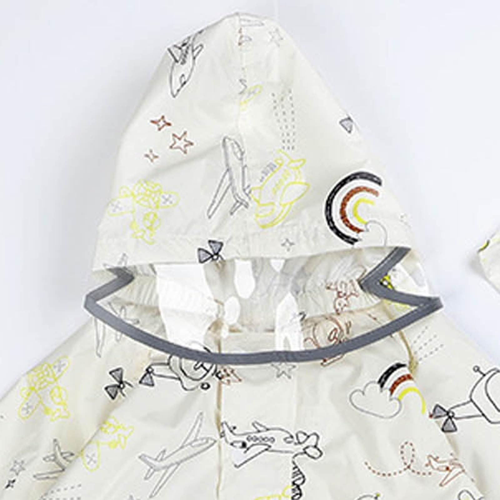 Дождевик Детский Водонепроницаемый Унисекс Мягкая Ткань Переходная Куртка Защита от солнца Большие Размеры Дождевик для Девочек и Мальчиков, фото №2 Дождевик Детский Водонепроницаемый Унисекс Мягкая Ткань Переходная Куртка Защита от солнца Большие Размеры Дождевик для Девочек и Мальчиков, фото №2