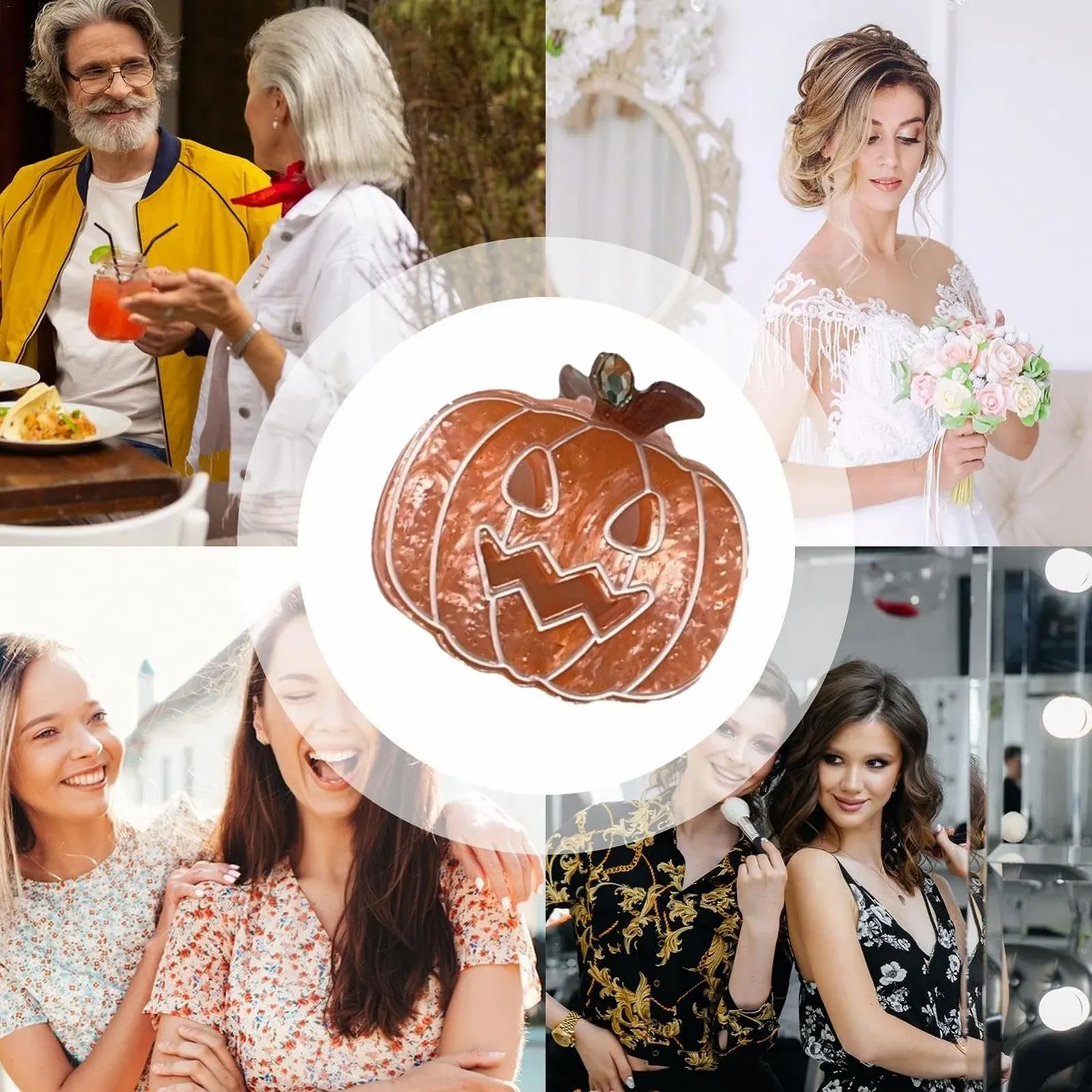 Заколка для волос Halloween, нескользящие пружинные зажимы, забавные заколки для волос с привидениями для кошек с тыквой-привидением, уникальные заколки для волос для девочек с R, фото №4 Заколка для волос Halloween, нескользящие пружинные зажимы, забавные заколки для волос с привидениями для кошек с тыквой-привидением, уникальные заколки для волос для девочек с R, фото №4