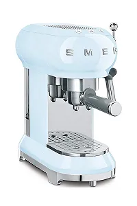 Ручная эспрессо-кофеварка Smeg ECF01PBEU Система Капучино Thermoblock 1 л 1350 Вт Пастельный голубой - Фото 1