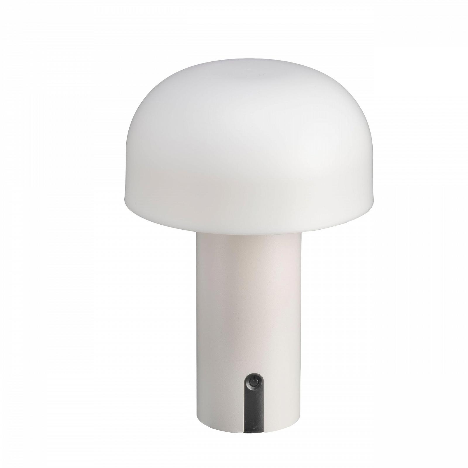 Настільна лампа Luxus Noa сенсорна LED акумуляторна димування H20 x Ø10 Біла, фото №1