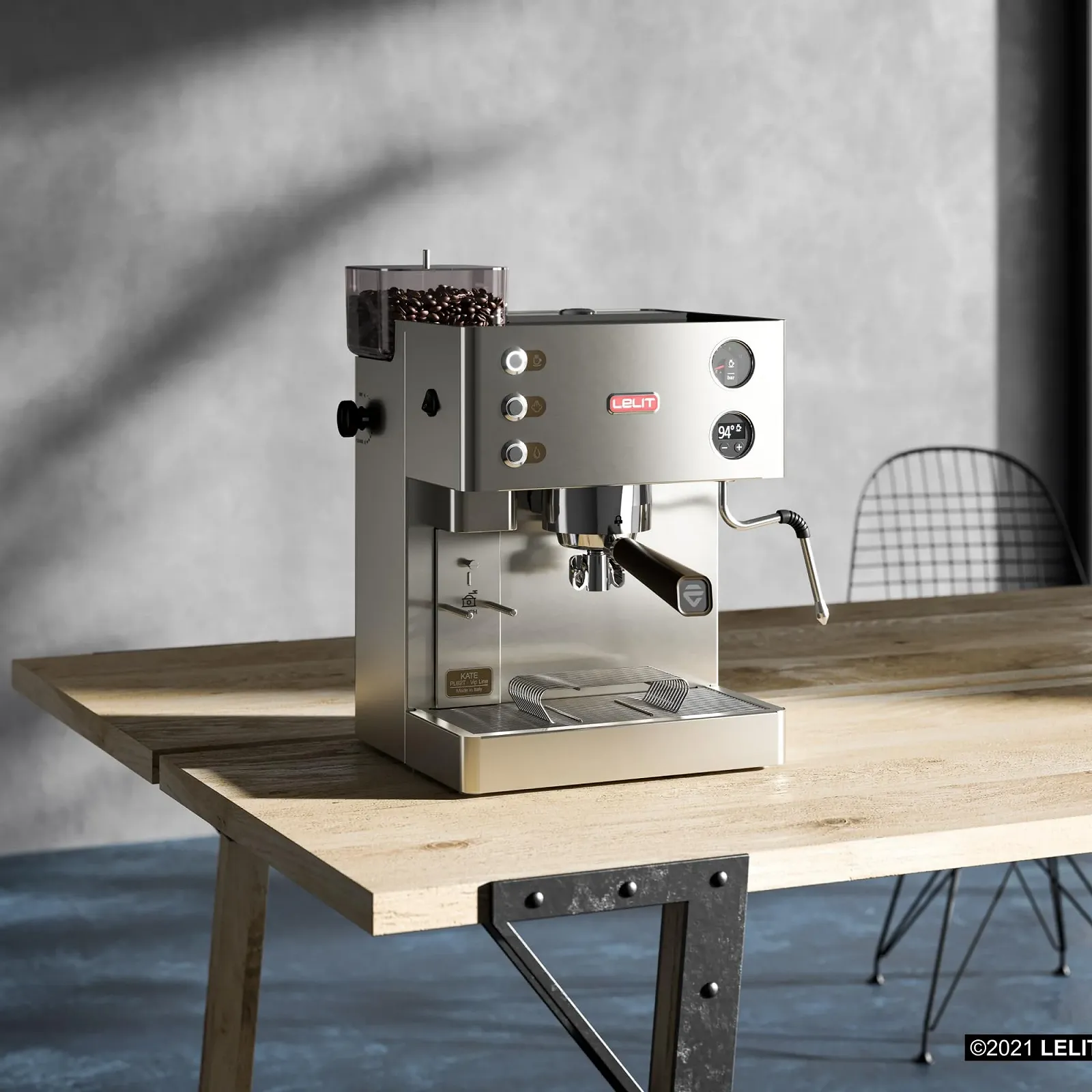 Эспрессо-кофемашина Lelit PL82T 0.35 кг 230 V 1200 W Сталь, фото №4