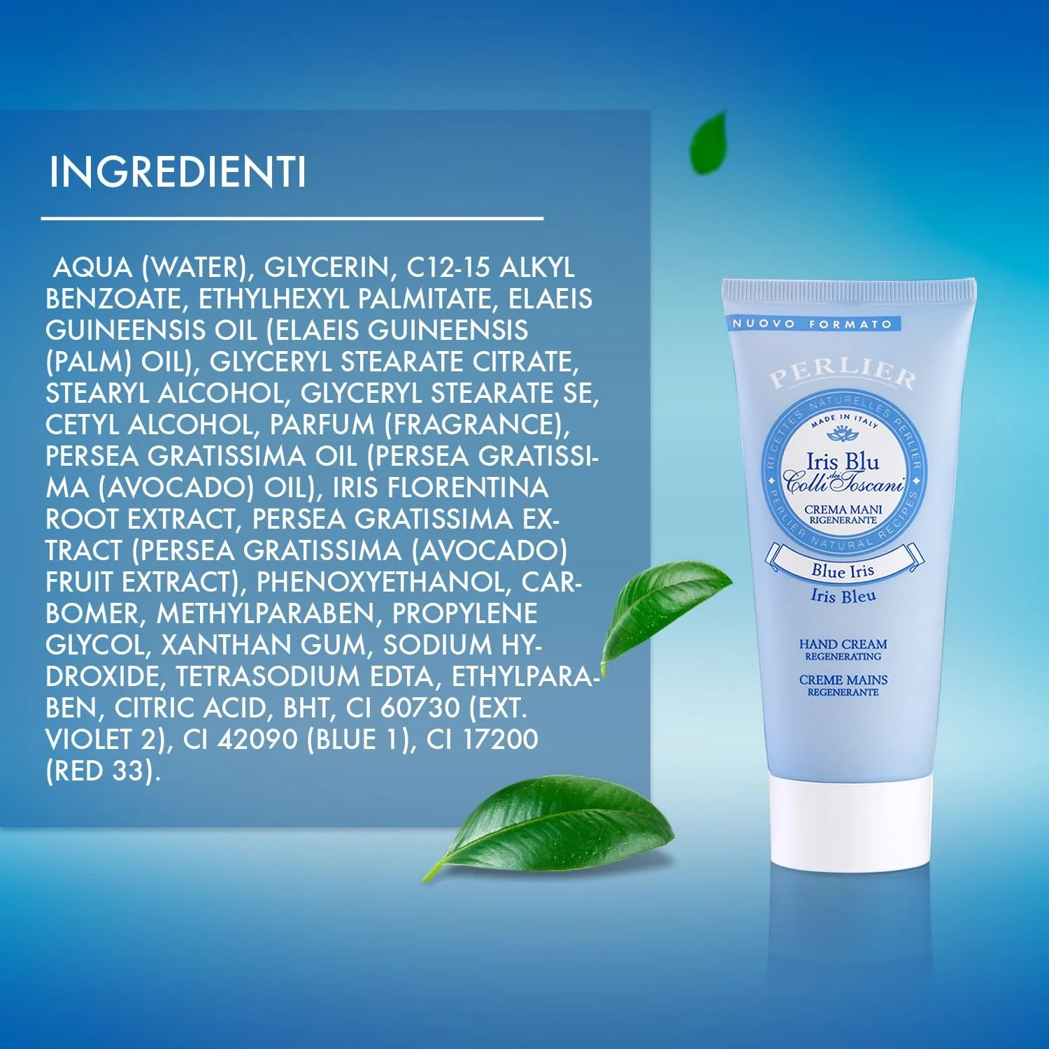 Крем для рук Perlier Regenerating Iris Blue, 1, фото №4