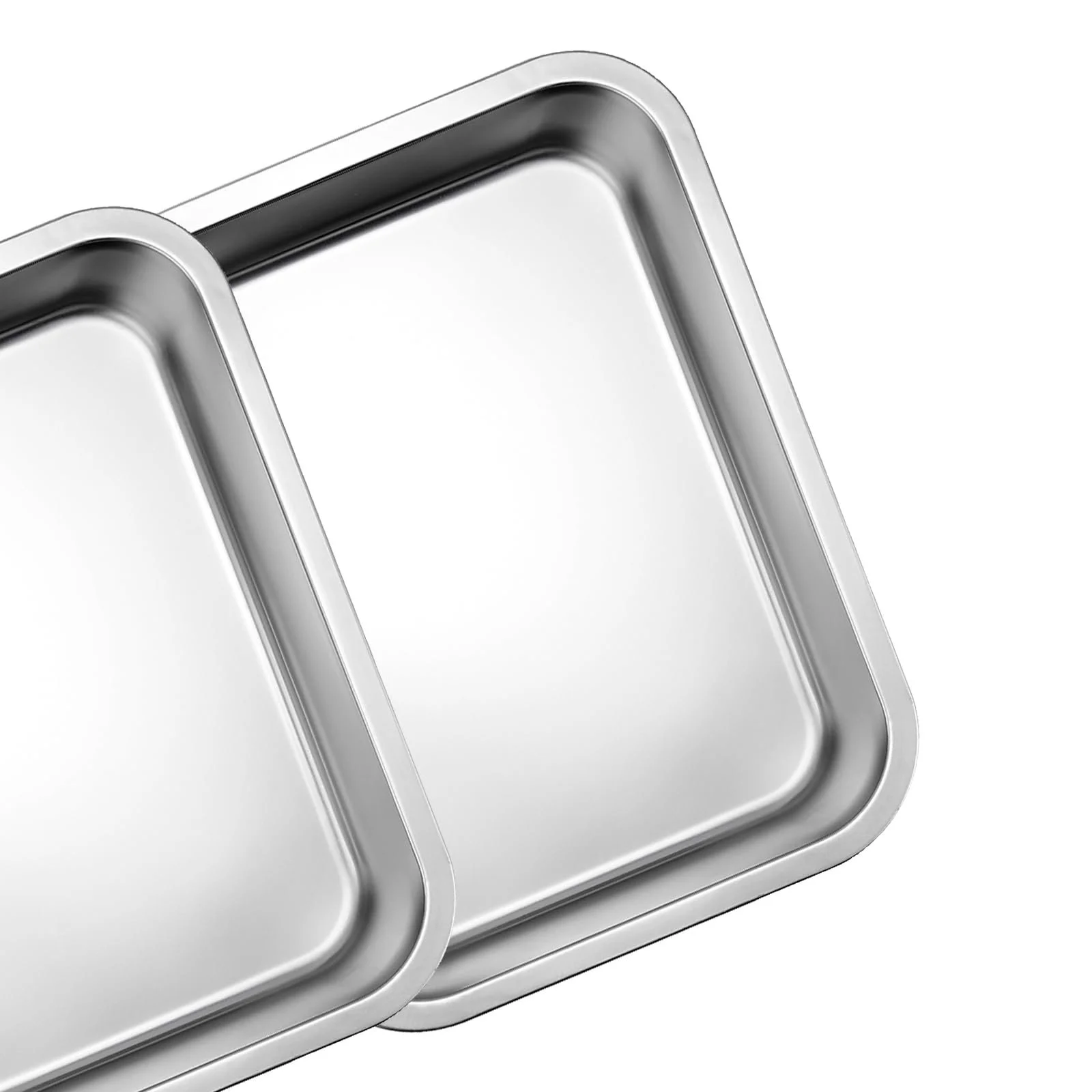 Набор форм для запекания 3 шт. из нержавеющей стали 32 x 22 x 7 см прямоугольные, фото №5 Набор форм для запекания 3 шт. из нержавеющей стали 32 x 22 x 7 см прямоугольные, фото №5