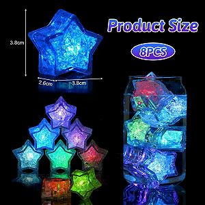 Іграшки для ванни Ainiv Зірка, 8 шт, світлодіодні, для дітей synthetic.ua - Фото 1