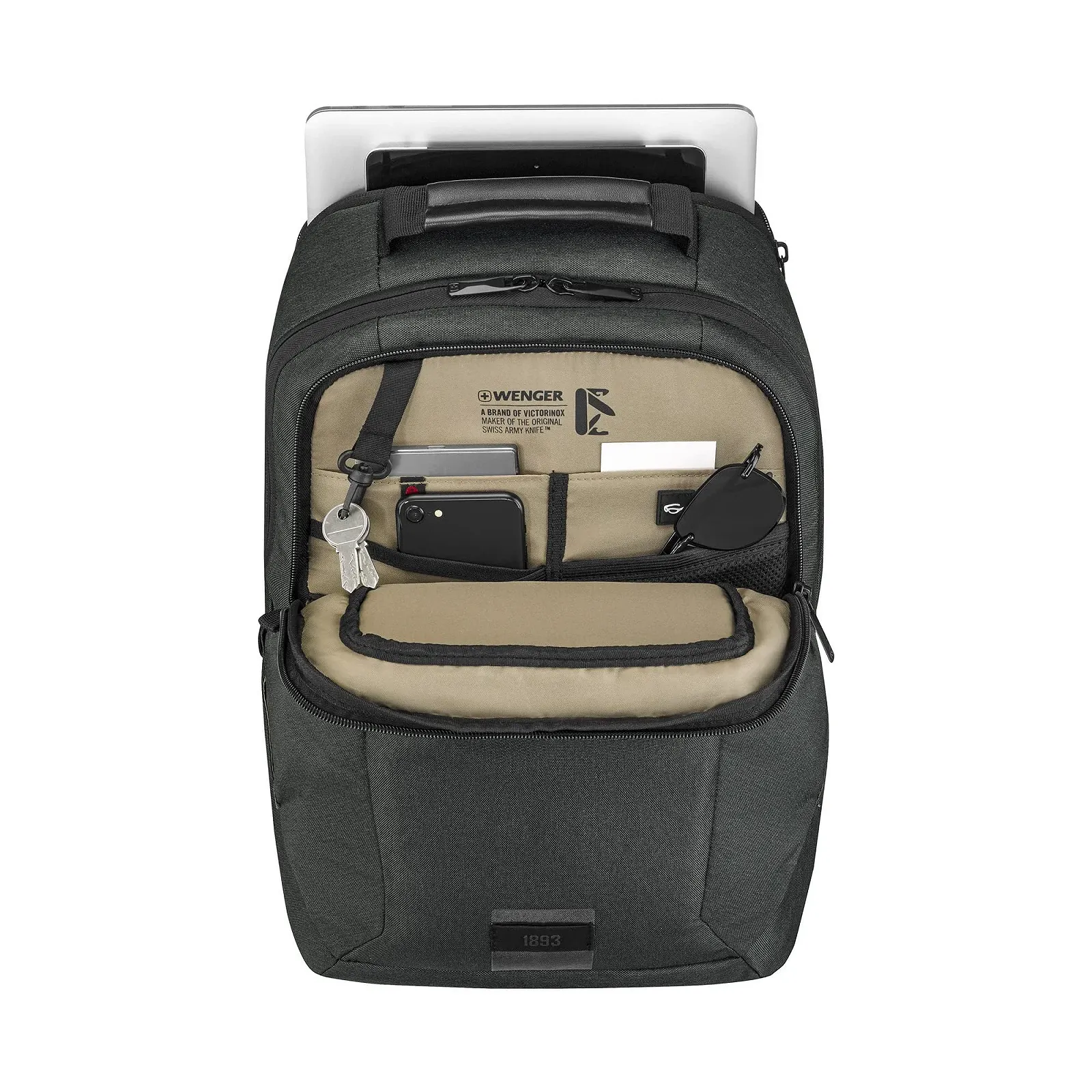 Рюкзак для ноутбука WENGER MX ECO Professional 16 дюймов 20 литров Антрацит (Grey), фото №3