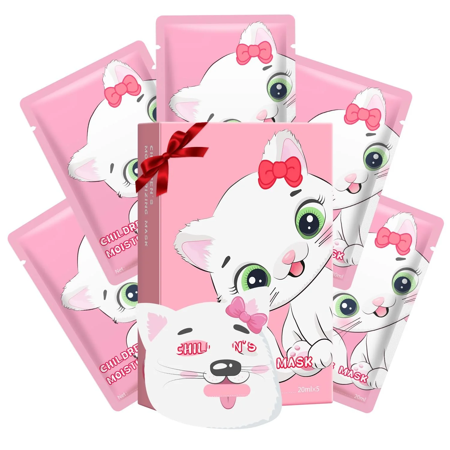 Маска для обличчя Тваринки Листя Маски Набір для догляду за шкірою 5 шт, фото №5