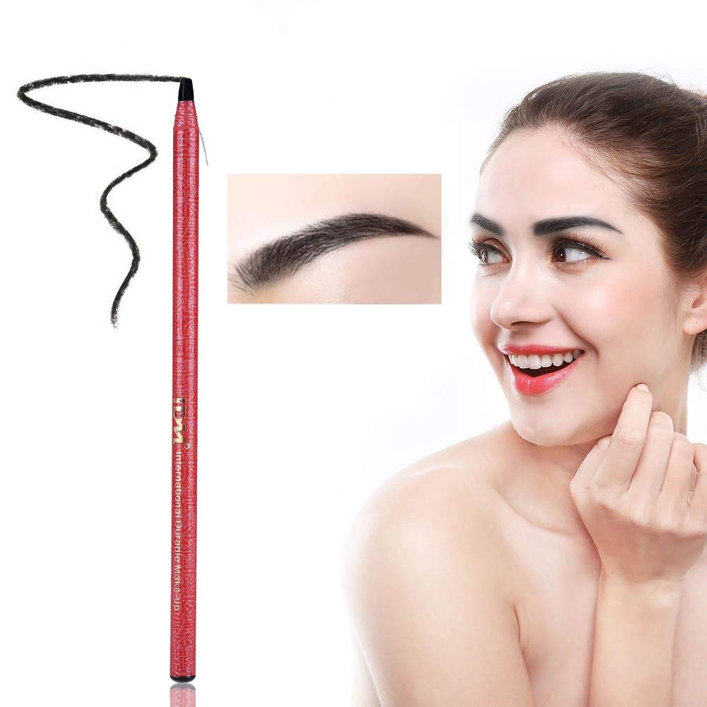 Инструмент для микроблейдинга, полуперманентная ручка для микроблейдинга, водостойкий, долговечный карандаш для бровей, 3 цвета на выбор Черный, фото №2
