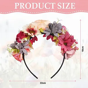 Обруч для волосся LOPHE Штучні квіти synthetic.ua - Фото 1