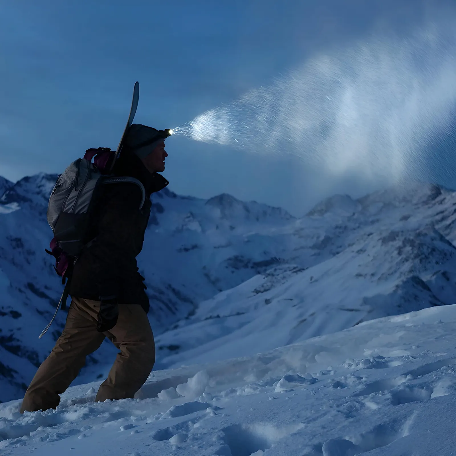 Налобний ліхтар Retoo LED, 3 режими освітлення, водонепроникний, легкий, 400 люмен, фото №6