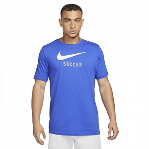 Футболка Nike Soccer Blue M - Фото 1