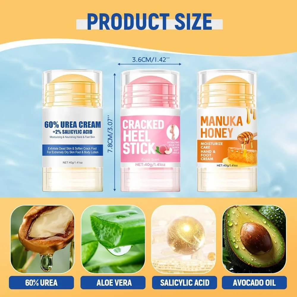 Крем для ног Urea Cream 60% увлажняющий против трещин 40 г, фото №7