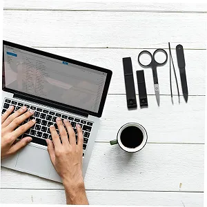 Набір для манікюру та педикюру VALICLUD 5 шт, чорний synthetic.ua - Фото 1