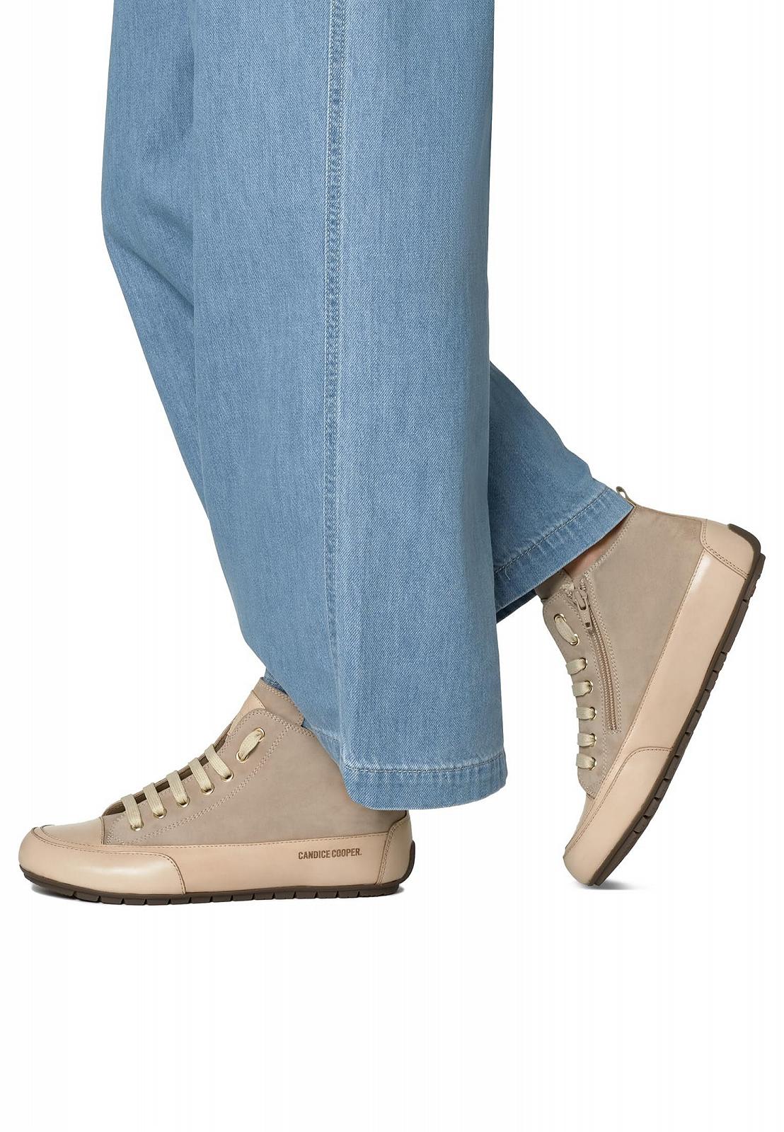 Кроссовки Candice Cooper Mid из кожи и замши, фото №2
