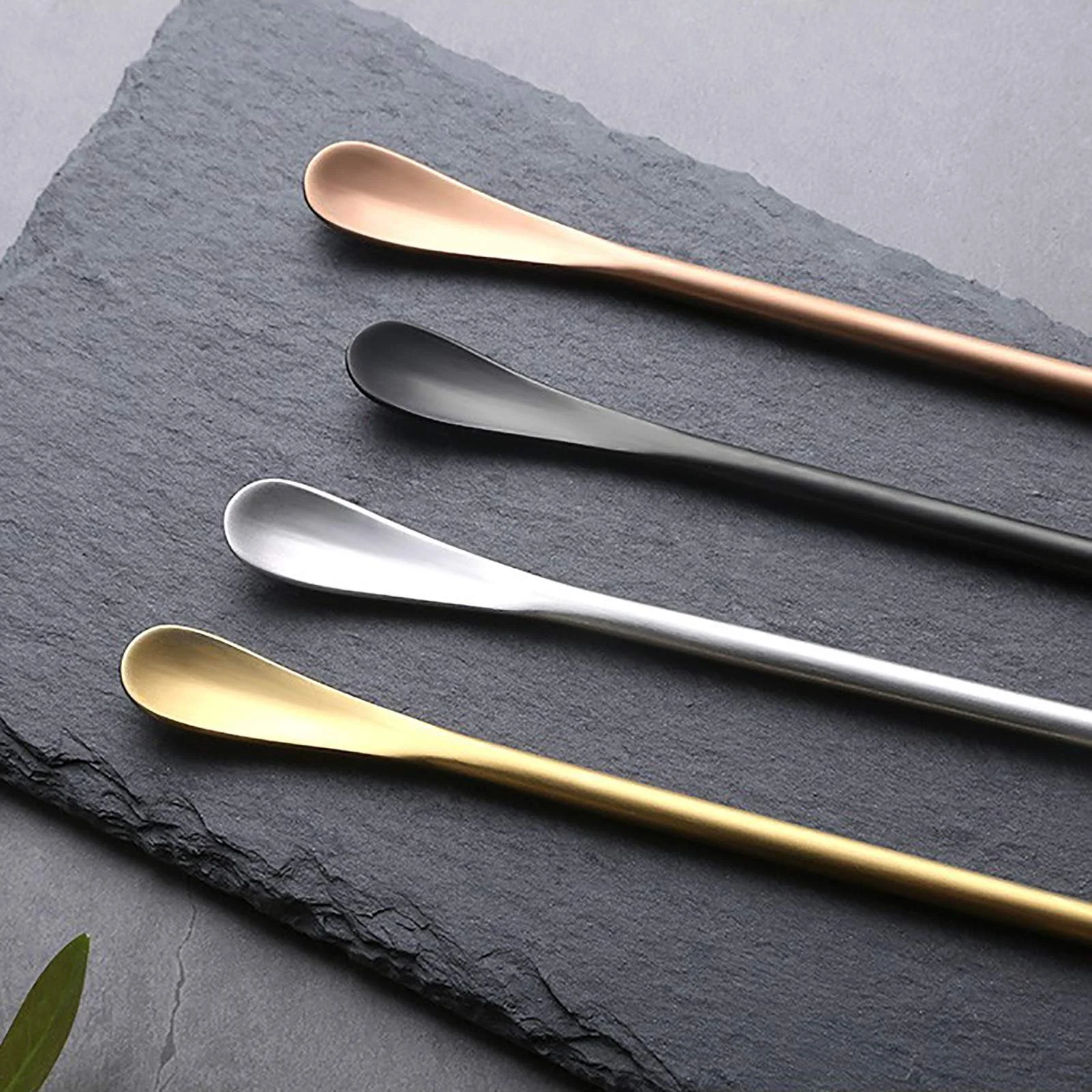 Ложка кавова WUWEOT з нержавіючої сталі, набір 8 штук, 13 см, фото №3 Ложка кавова WUWEOT з нержавіючої сталі, набір 8 штук, 13 см, фото №3