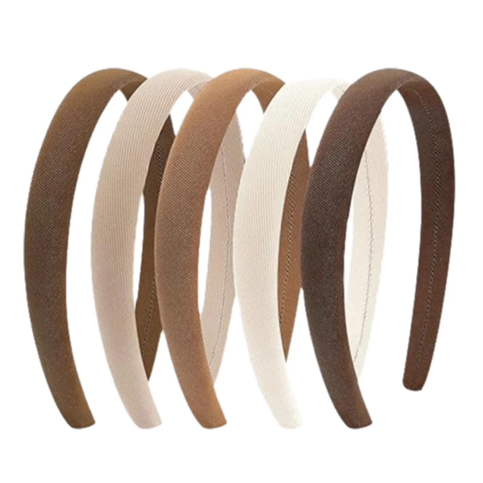 Набір оксамитових обручів на голову для жінок, 5 шт., фото №1