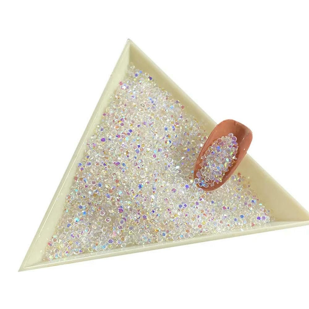 Стразы для ногтей Pixie Crystal & AB, 1440 штук, блестки для DIY маникюра, стеклянные стразы для изготовления ювелирных изделий, бисер для одежды, фото №5