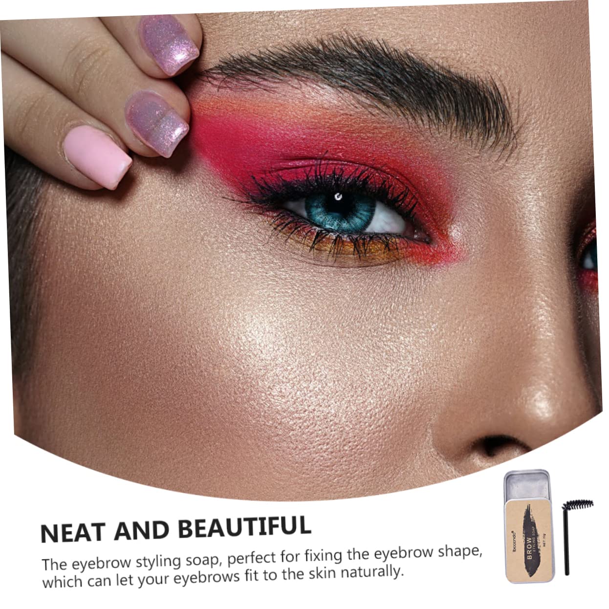Набор Beaupretty 4D косметический крем для бровей и мыла с пером нержавеющая сталь, фото №6