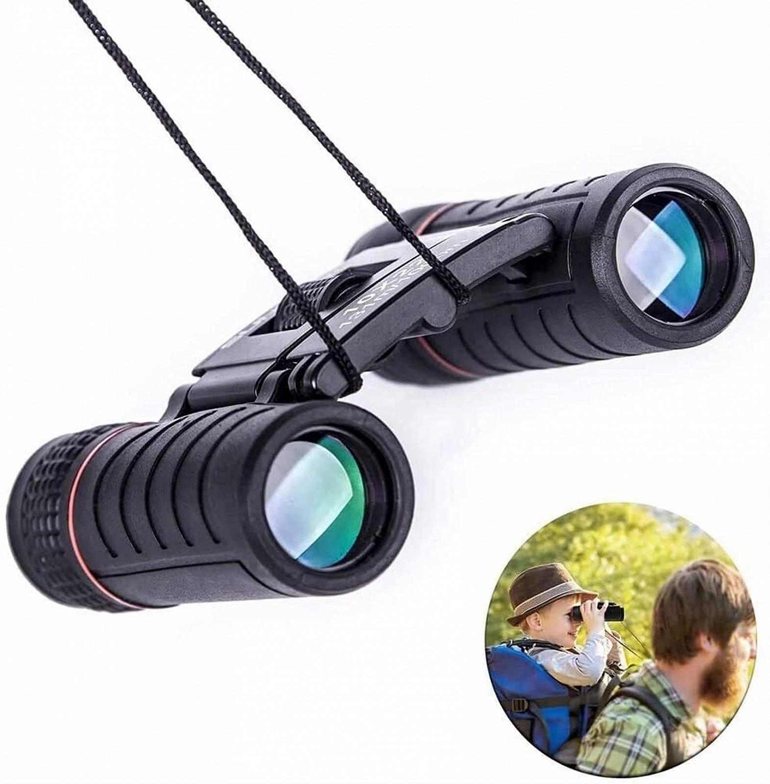 Бінокль Compact для дорослих Потужний Екран BAK4 Призма Лінза Чорний Водонепроникний, фото №4