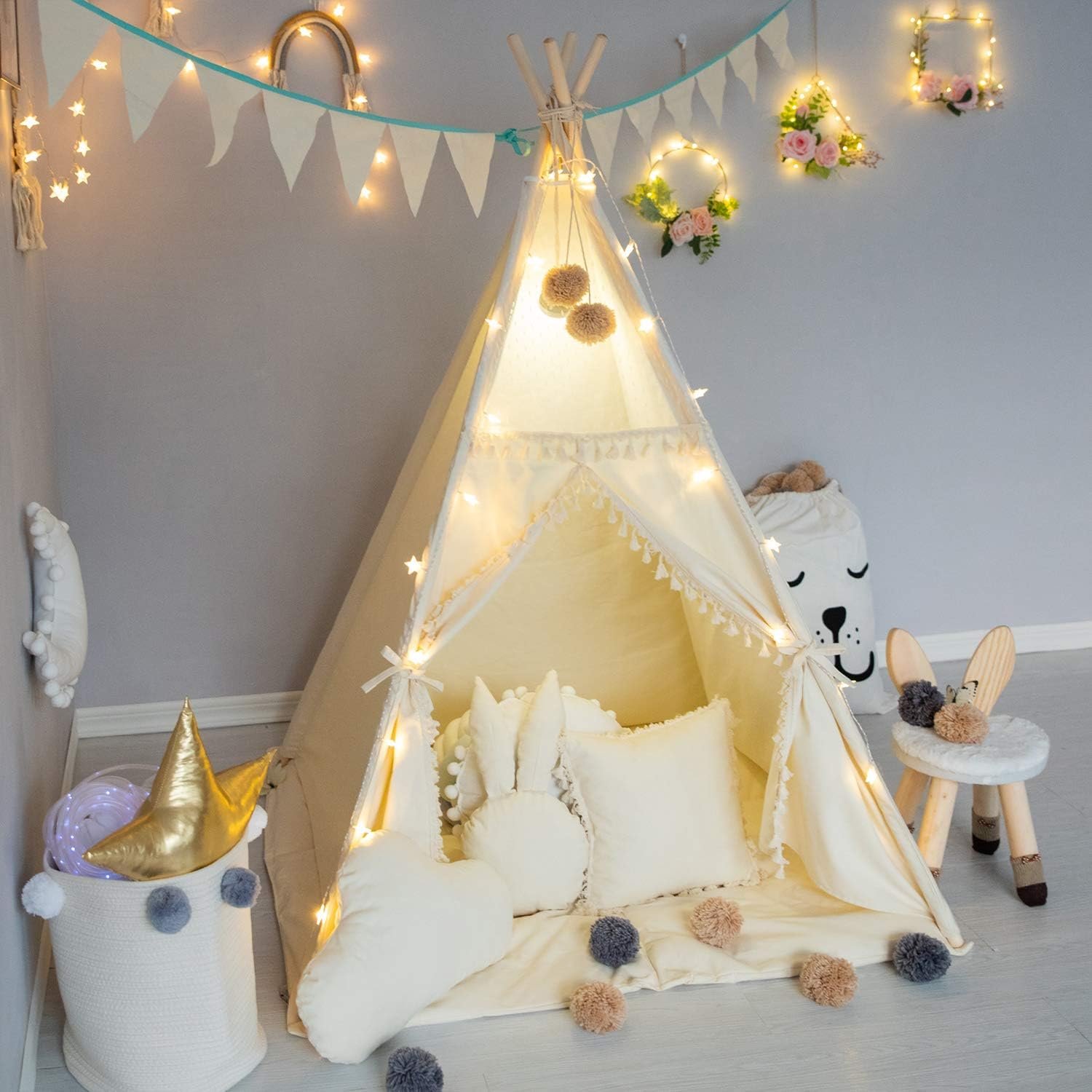 Дитячий Намет Teepee TreeBud Бавовна, Шифон, фото №5