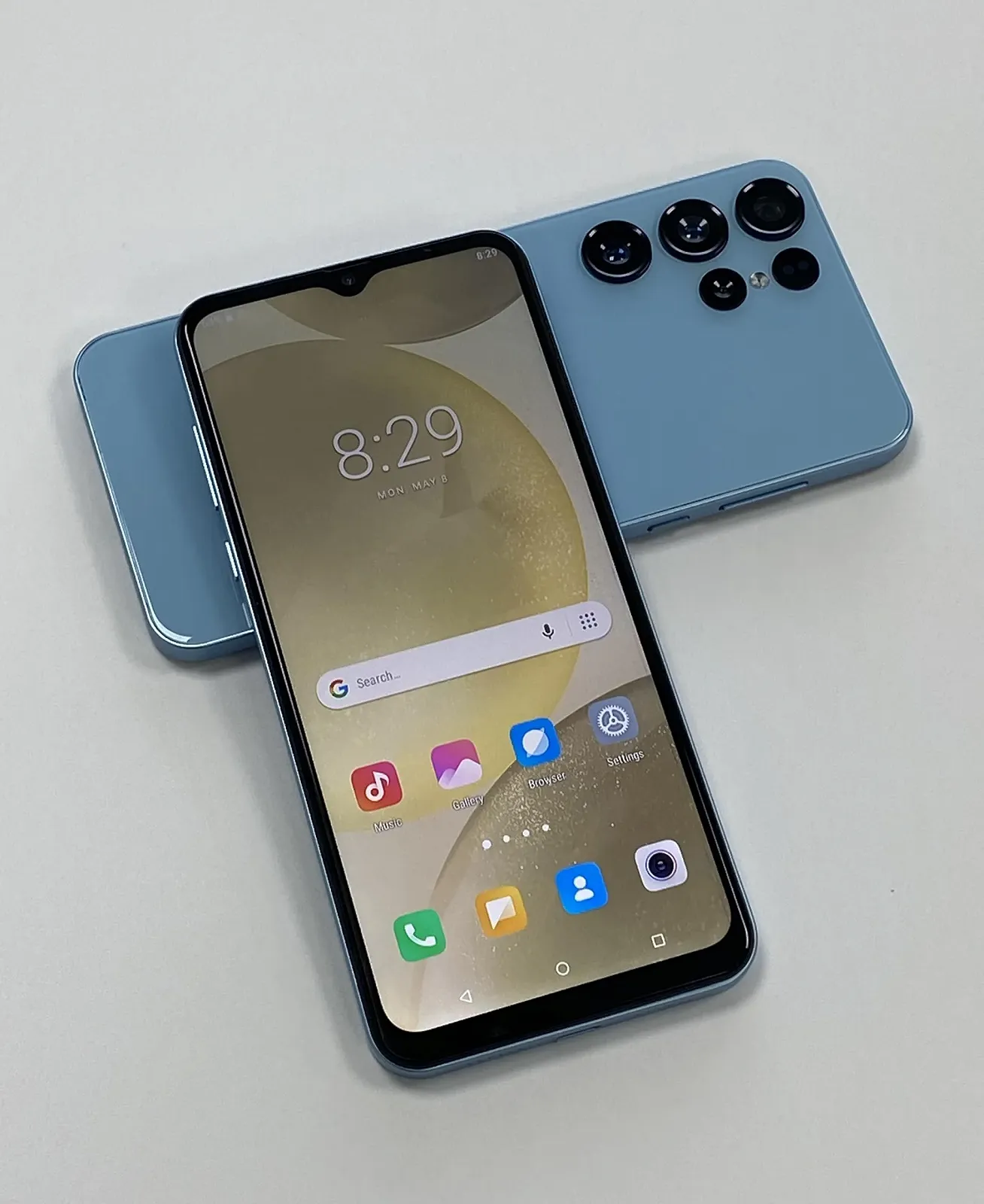 Смартфон 6.52" HD 4GB RAM 64GB ROM TF 256GB 4G LTE 5MP+16MP 4000 мАч 8-ядерный Светло-фиолетовый (Light Purple), фото №3